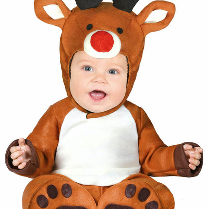 Tuta di Natale Rudolph Baby Deluxe