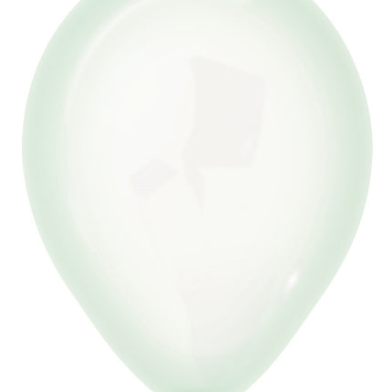 Palloncini Crystal Verde Pastello 331 30cm 50pz