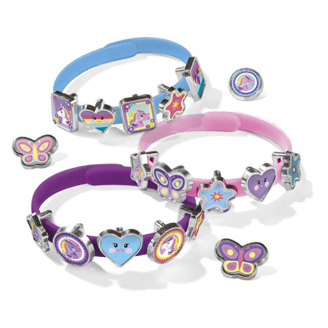 Braccialetti Unicorno/ Set per la creazione di ciondoli