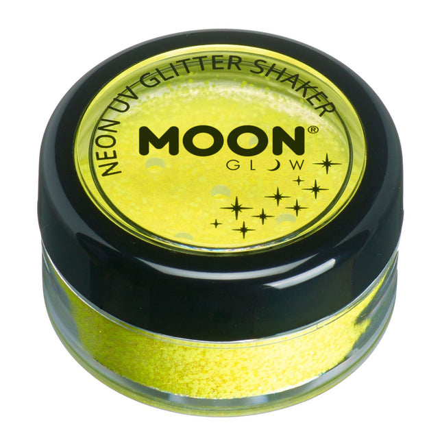 Moon Glow Neon UV Glitter Shakers Giallo 5g