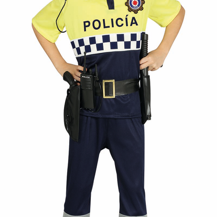 Costume da poliziotto bambino giallo