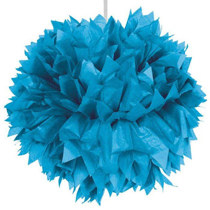 Pompon blu 30 cm