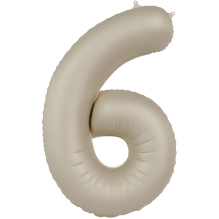 Palloncino Figura 6 Anni Nudo Opaco 86cm