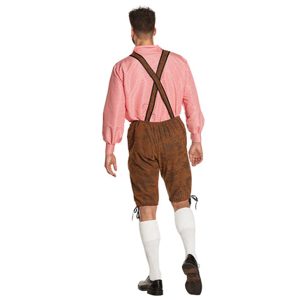 Lederhosen marrone e camicetta