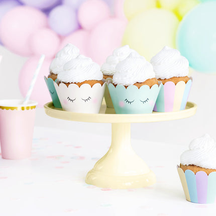 Stampi per cupcake Unicorno 6 pezzi