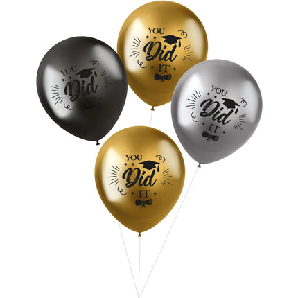 Palloncini You Did It 33cm 4pz