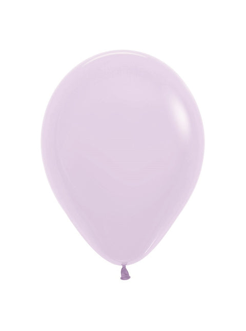 Palloncini Pastello Opachi Lilla 23cm 50pz