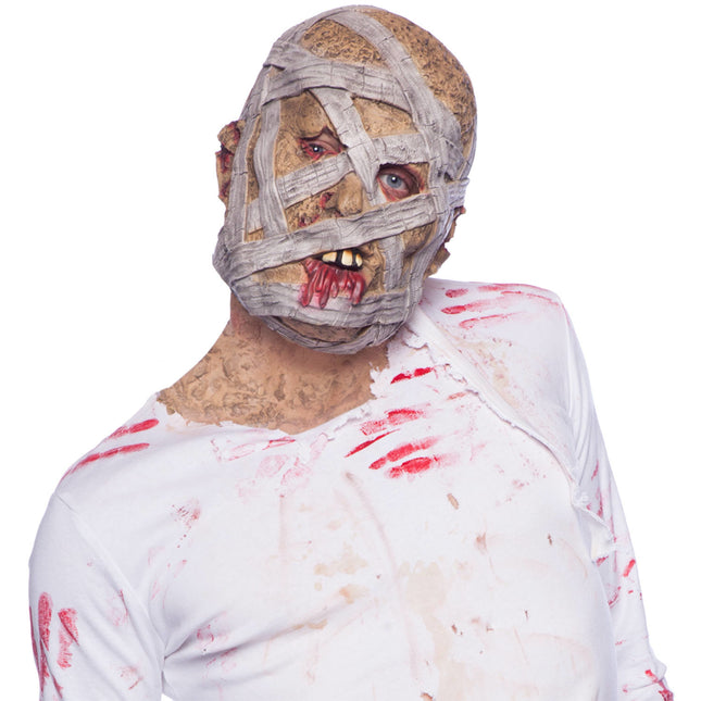 Maschera da mummia horror di Halloween