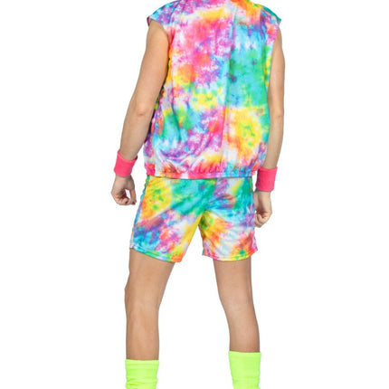 Tuta da ginnastica Fault Uomo Aerobic Short Neon