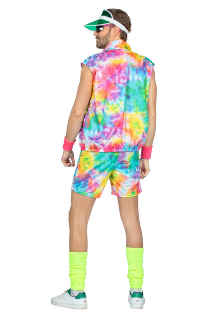 Tuta da ginnastica Fault Uomo Aerobic Short Neon