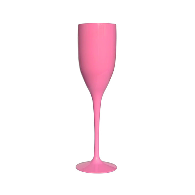 Bicchieri da champagne rosa riutilizzabili da 150 ml 4 pezzi