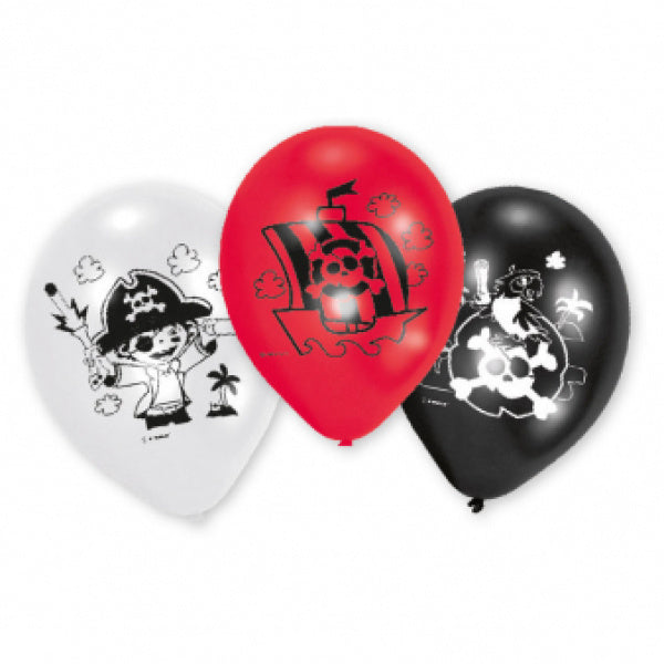 Palloncini Pirata 23cm 6pz