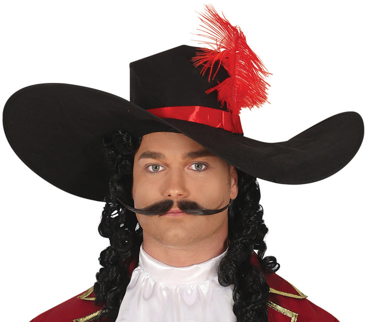 Costume da pirata Bordeaux Rosso Uomo Lungo