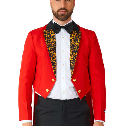 Costume da circo rosso da uomo Suitmeister