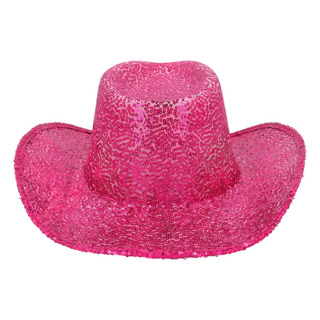 Cappello da cowgirl rosa