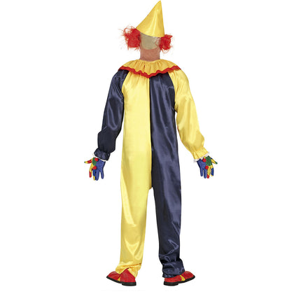 Costume da clown assassino da uomo giallo