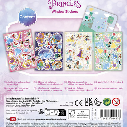 Adesivi per finestre delle Principesse Disney