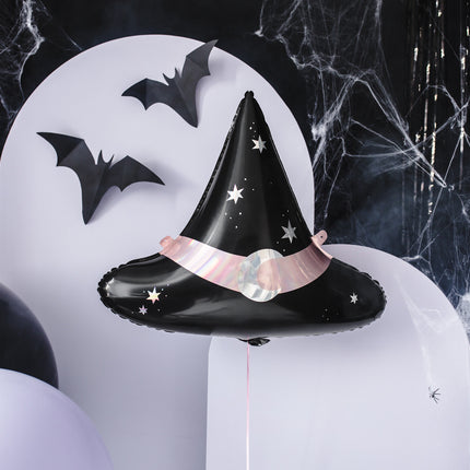 Palloncino ad elio Halloween Cappello da strega vuoto 57,5 cm