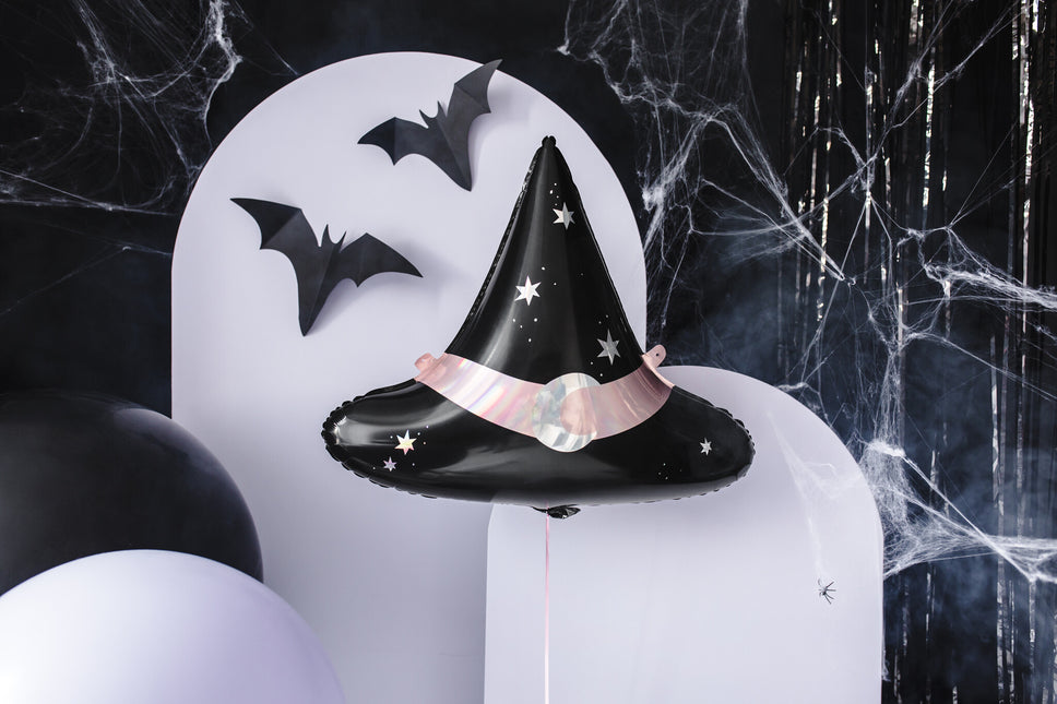 Palloncino ad elio Halloween Cappello da strega vuoto 57,5 cm