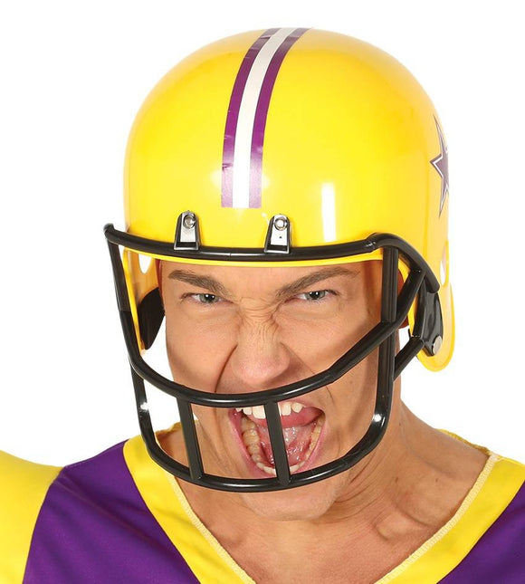 Casco da football americano giallo