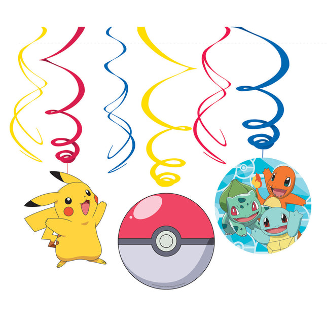 Decorazione appesa Pokemon 61 cm 6 pezzi