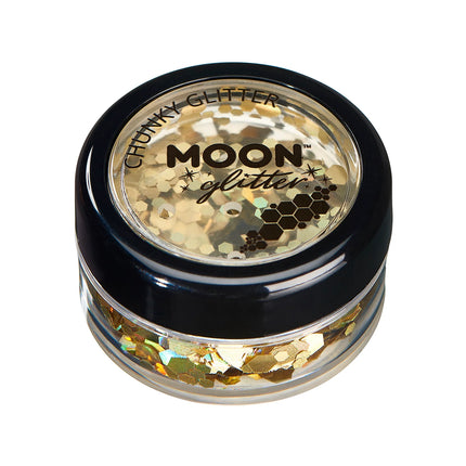 Moon Glitter Holographic Chunky Glitter Oro 3g