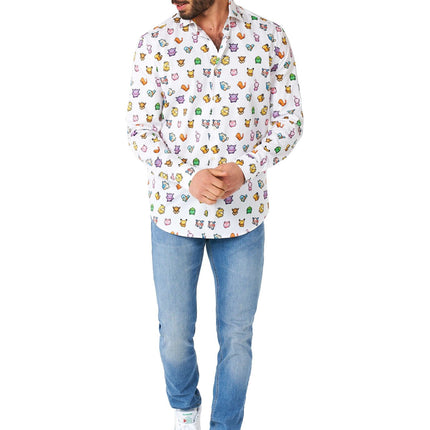 Camicia Pixel Pokémon Uomo OppoSuits