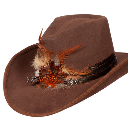 Piume per cappello da cowboy