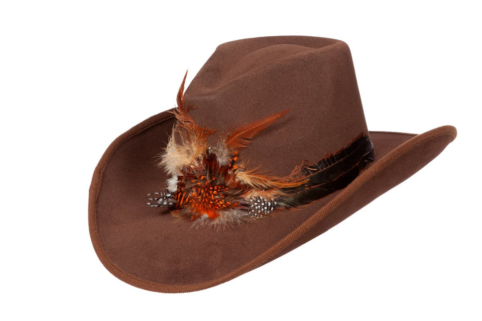 Piume per cappello da cowboy