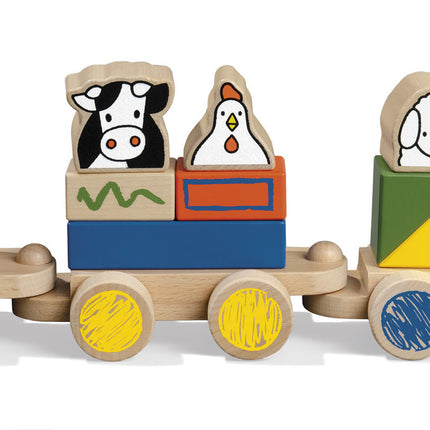 Treno a blocchi Miffy