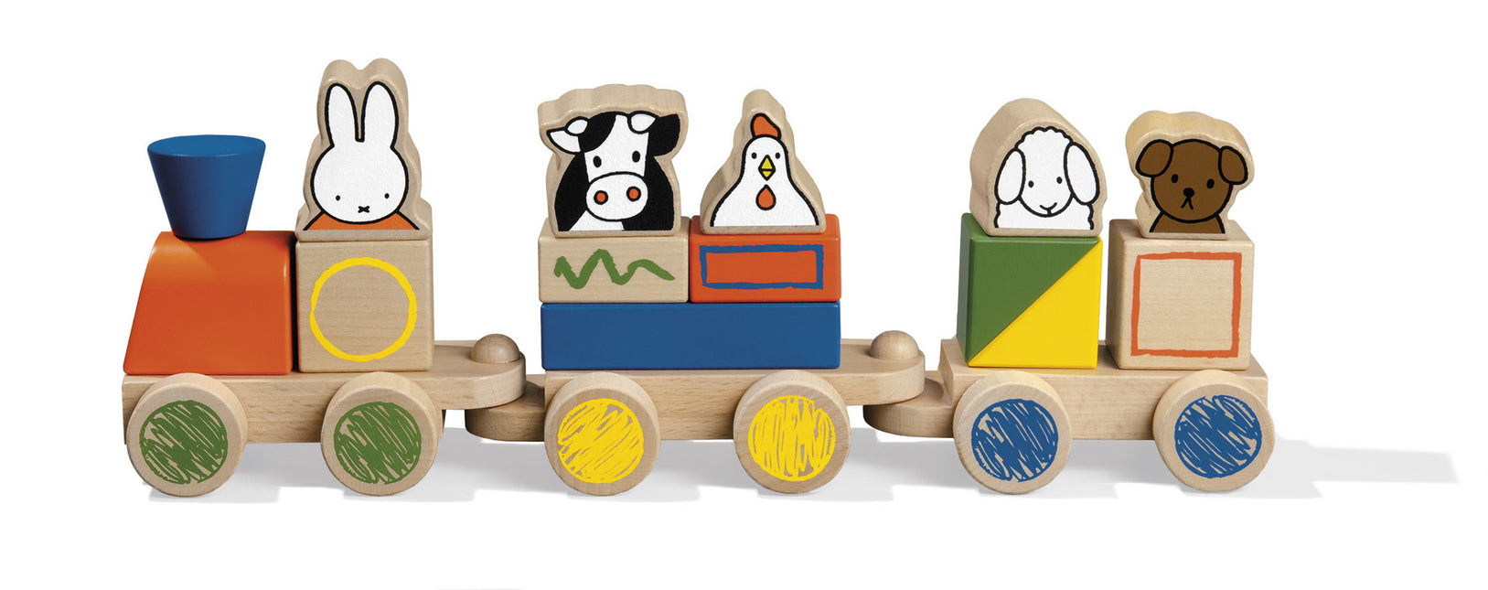 Treno a blocchi Miffy