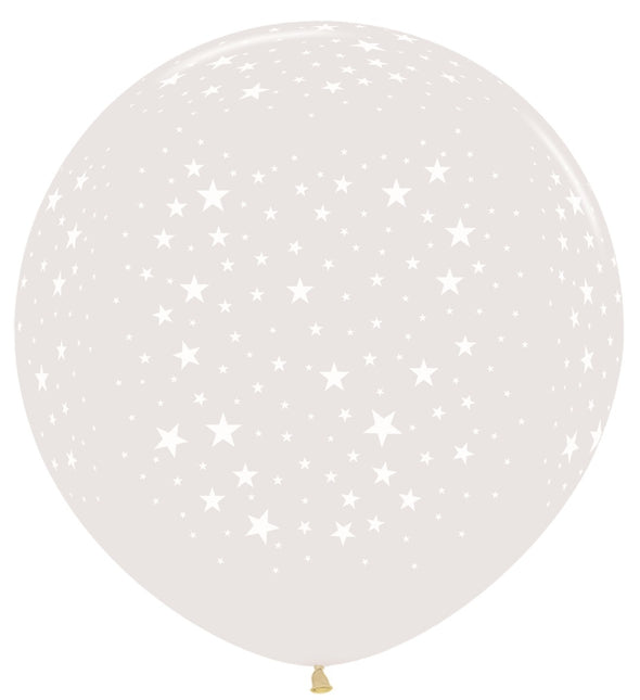 Palloncini Stelle Cristallo Trasparente 91cm 2pz