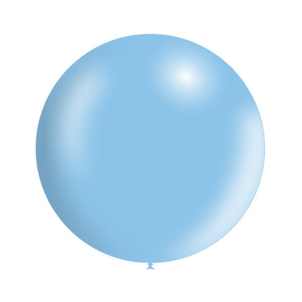 Palloncino gigante azzurro metallizzato 60 cm