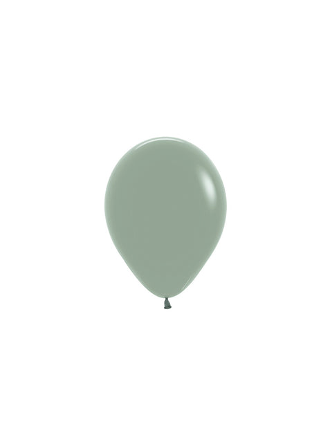 Palloncini Pastello Crepuscolo Verde Alloro 12cm 50pz