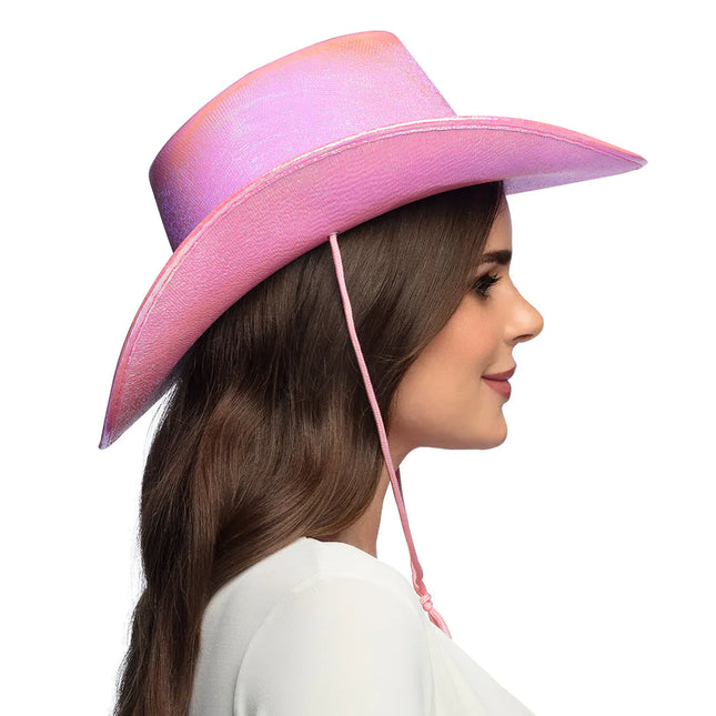 Cappello da Cowboy Rosa Perla