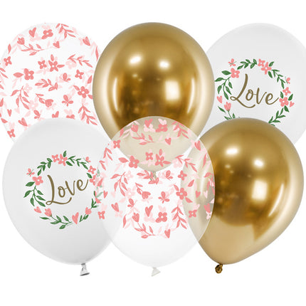 Palloncini Love Mix 30cm 6pz