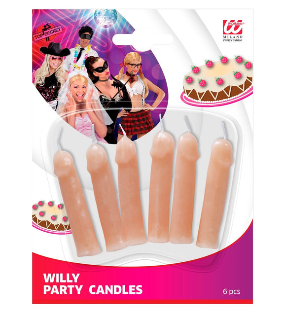 Candele Pecker 6 pezzi