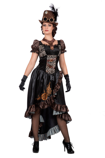 Abito Steampunk Nero Donna