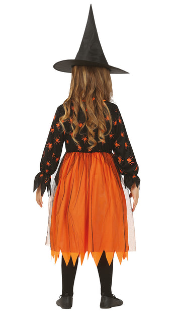 Costume Halloween Ragazza Strega Zucca