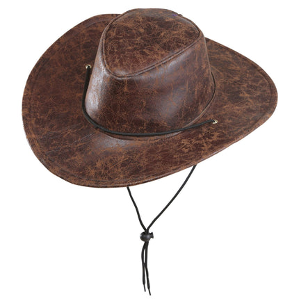 Cappello da cowboy in pelle