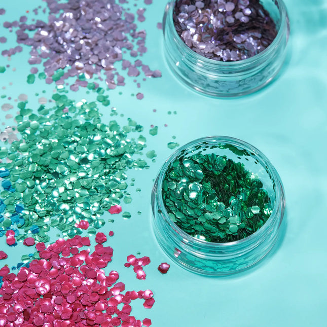 Moon Glitter Bio Chunky Glitter Verde 3g