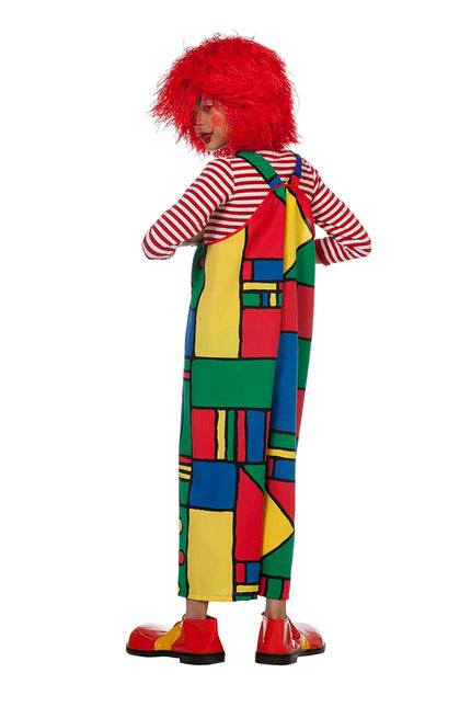 Vestito da clown Bambino Mondrian