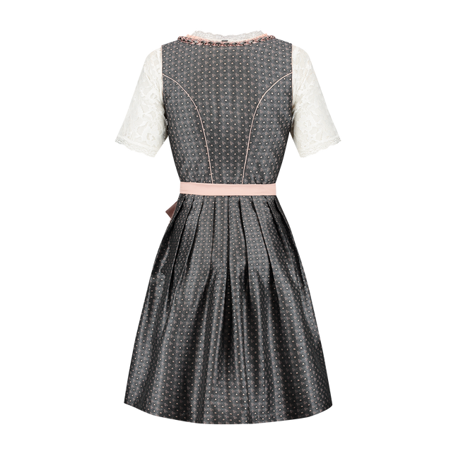 Abito Dirndl rosa bianco crema Donna Oktoberfest