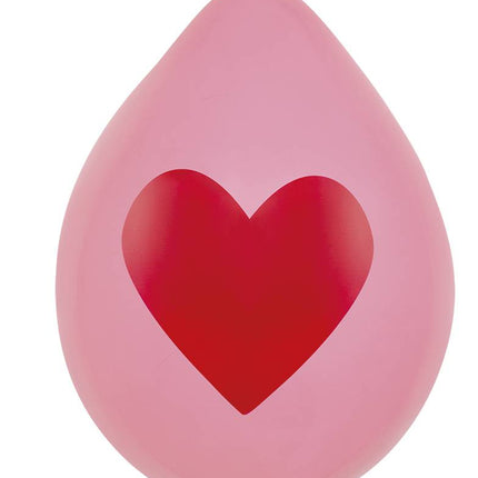 Palloncini a cuore 25cm 6pz