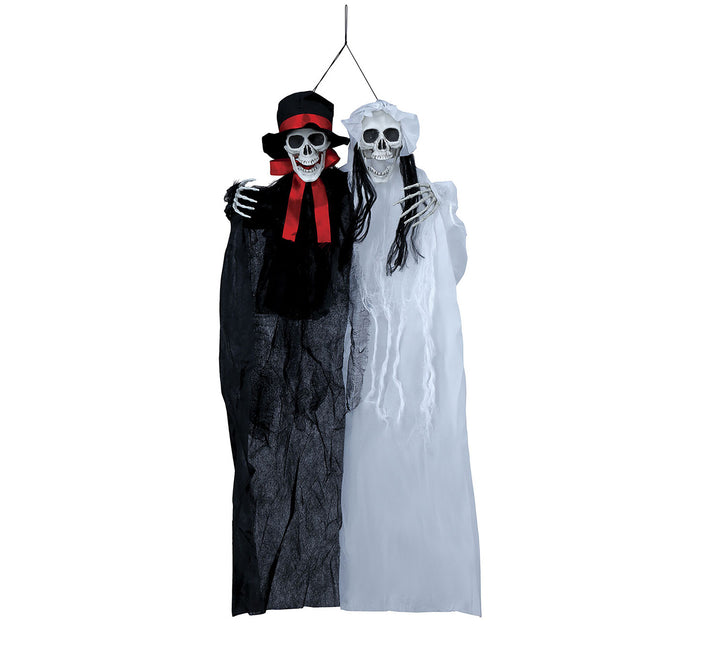 Decorazione Halloween appesa Sposa e Sposo 90 cm