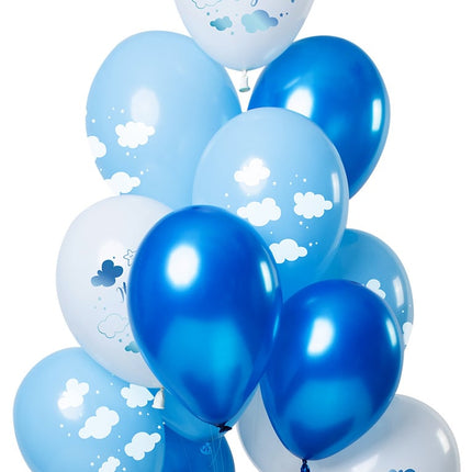 Palloncini nascita It's a Boy 30cm 12pz