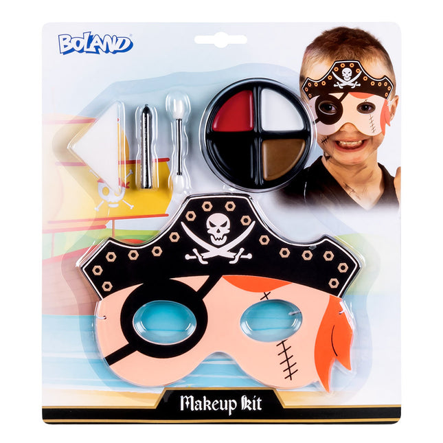 Set trucco da pirata 5 pezzi