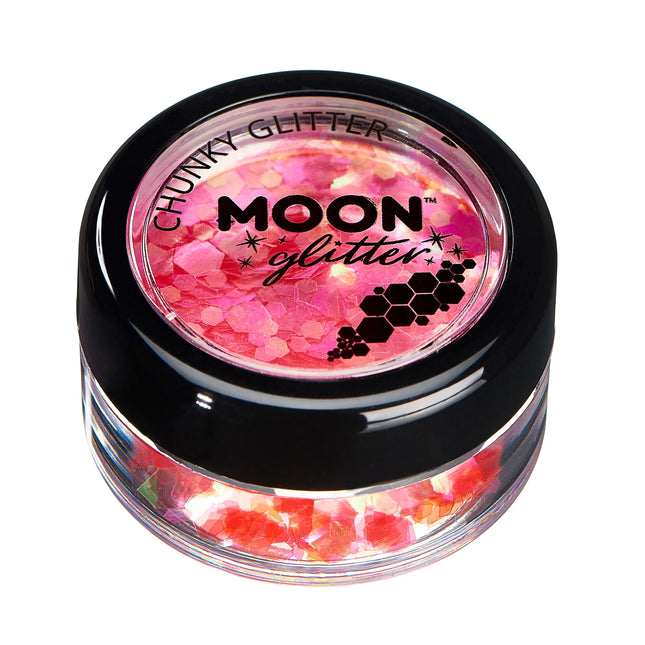 Moon Glitter Iridescente Chunky Glitter Cherry 3g