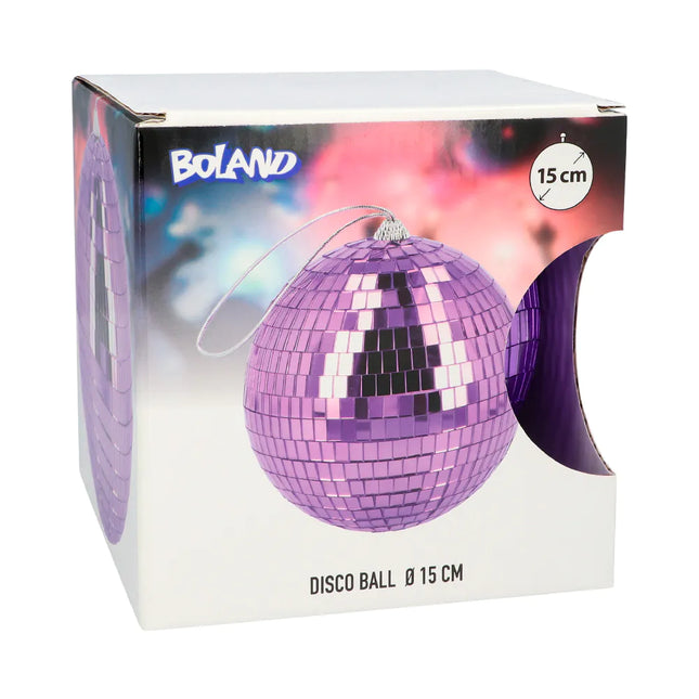 Discoball viola da 15 cm