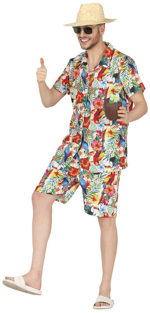 Costume Hawaii Uomo 2 pezzi